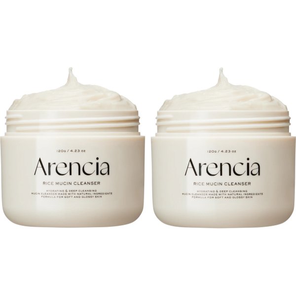 Arencia - Fresh Rice Mucin Cleanser - 120g (2ea) Set