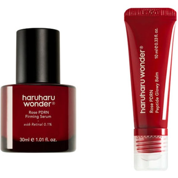haruharu wonder - Rose PDRN Firming Serum with Glowy Balm Set