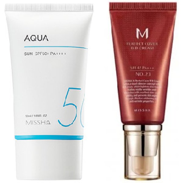 Missha Aqua Sun X M Perfect Cover BB cream # 23 Set