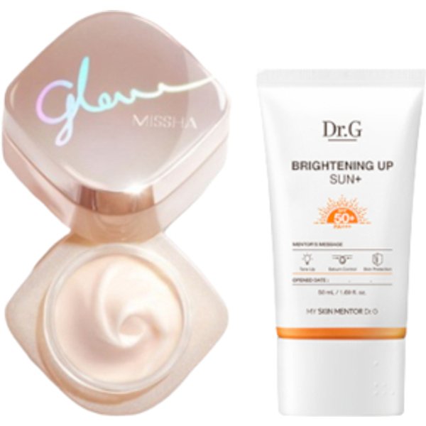 ISEHAN - Kiss Me Mommy UV Mild Gel SPF33 PA+++ - 100ml X MISSHA - Glow Skin Balm - 50ml