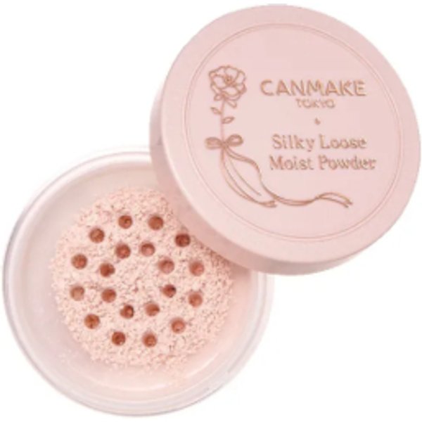 CANMAKE - Silky Loose Moist Powder SPF23 PA++ - 6g - P01 Luster Pink