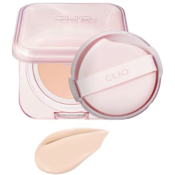 CLIO - Kill Cover Mesh Glow Essential Cushion SPF50 PA ++++ - 15g + 15g (refill) - 21C Lingerie