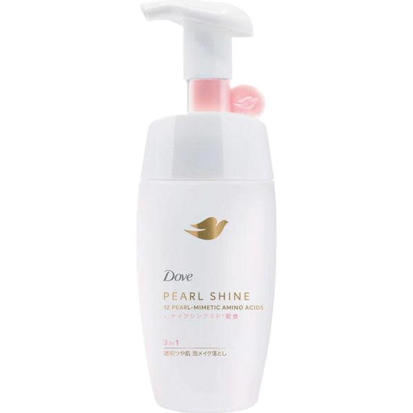 Dove Japan - Pearl Shine 3-in-1 Clear Glowing Skin Foaming Makeup Remover - 170g