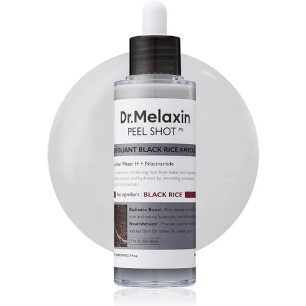 Dr. Melaxin - Peel Shot Exfoliating Black Rice Ampoule - 80ml
