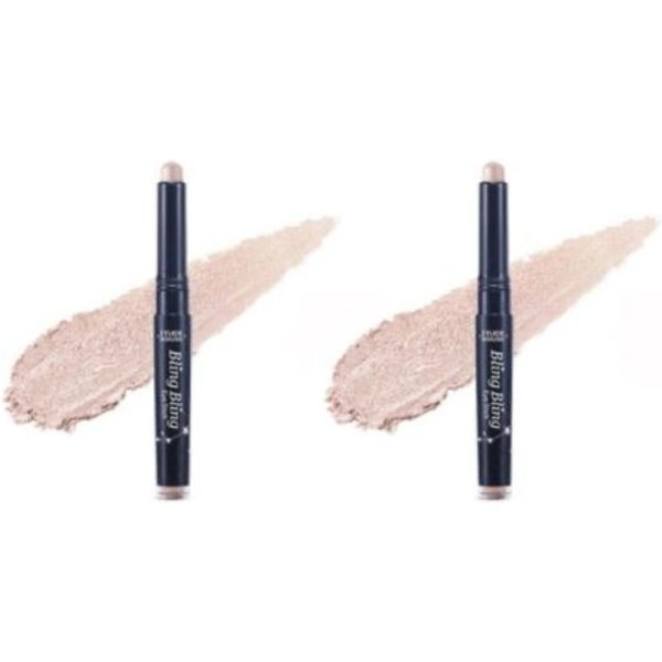 ETUDE - Bling Bling Eye Stick - No.15 Apricot Swan Star (2ea) Set