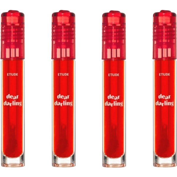 ETUDE - Dear Darling Water Gel Tint - OR201 Kumquat Red/5g (4ea) Set