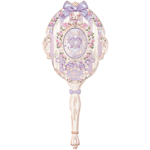 FlowerKnows - Bunny Garden Hand Mirror - 1pc - Wisteria Purple