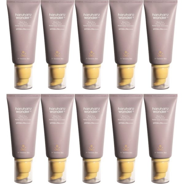 haruharu wonder - Black Rice Pure Mineral Relief Daily Sunscreen SPF50+ PA++++ - 50ml (10ea) Set