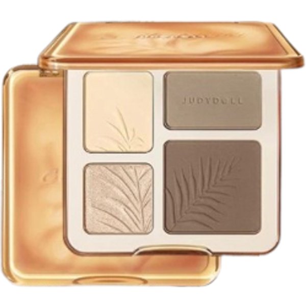 Judydoll - 2 In 1 Highlighter Contour Palette - 9g - 02 Wood