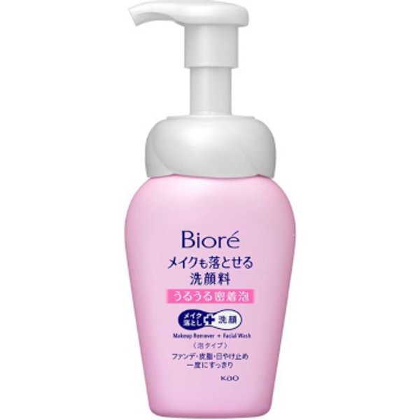 Kao - Biore Makeup Remover Facial Cleanser Moisturizing Foam - 160ml