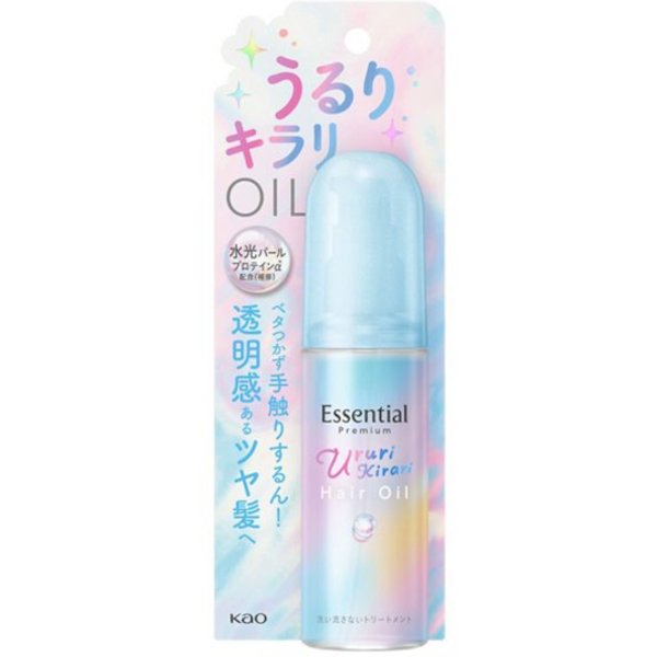Kao - Essential Premium Ururi Kirari Hair Oil - 80ml