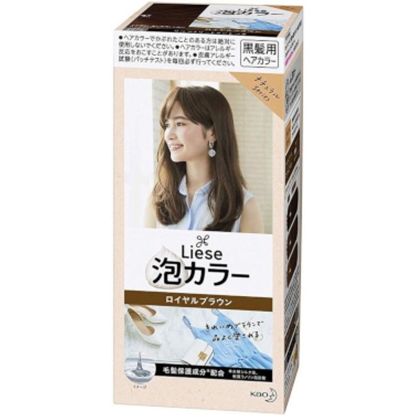 Kao - Liese Creamy Bubble Color (Japan Version) - 1 box - Royal Brown