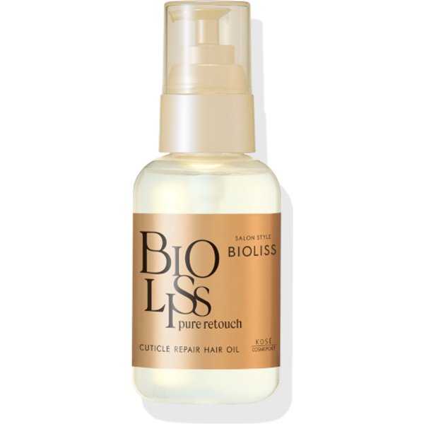 Kose - Salon Style Bioliss Pure Retouch Cuticle Repair Hair Oil - 80ml