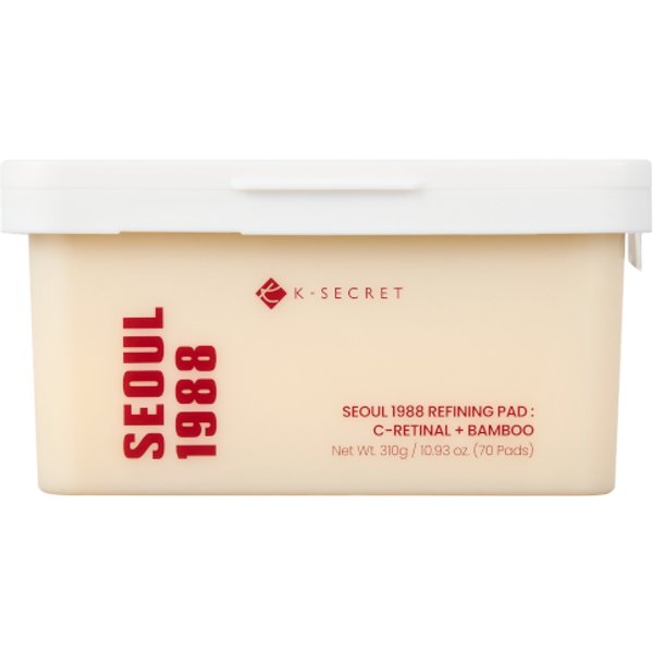 KSECRET - SEOUL 1988 Refining Pad: C-Retinal + Bamboo - 310g/ 70pads