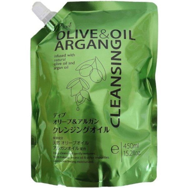 KUMANO COSME - Deve Olive & Argan Cleansing Oil Refill - 450ml