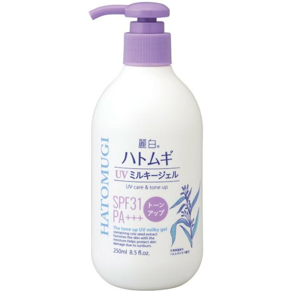 KUMANO COSME - Reihaku Hatomugi UV Care & Tone Up The Tone Up UV Milky Gel SPF31 PA+++ - 250g