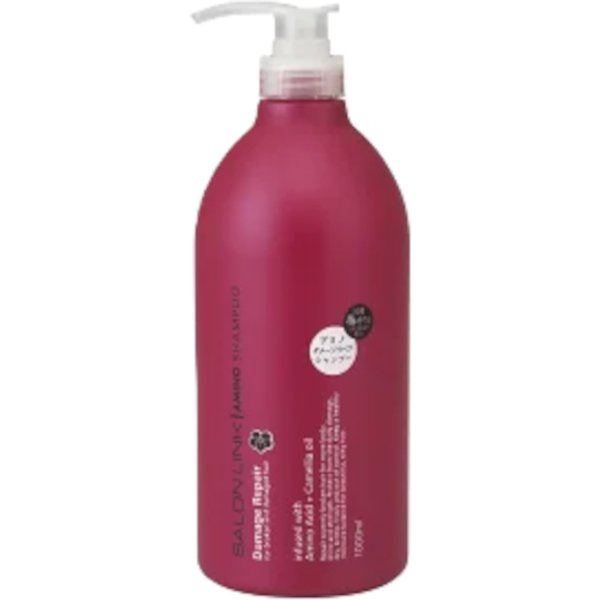 KUMANO COSME - Salon Link Damage Repair Amino Shampoo - 1000ml - Amino Acid + Camellia Oil
