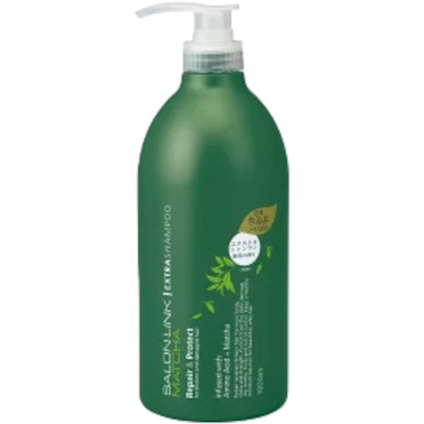 KUMANO COSME - Salon Link Repair & Protect Extra Shampoo - 1000ml - Amino Acid + Matcha