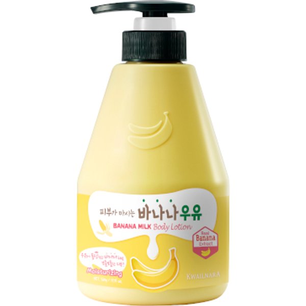 Kwailnara - Milk Body Lotion - 560g - Banana