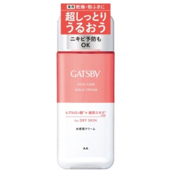 Mandom - Gatsby Skin Care Aqua Cream Medicated for Dry Skin - 200g