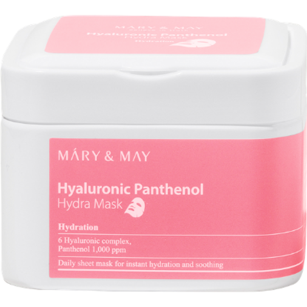 Mary&May - Hyaluronic Panthenol Hydra Mask - 30pcs/400g