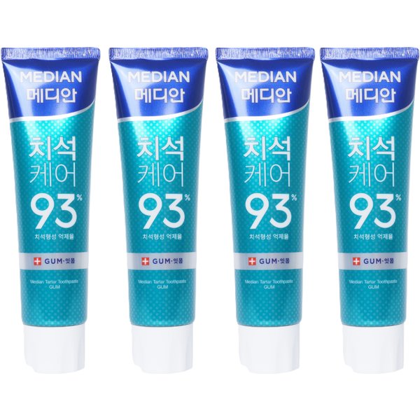 Median - Dental IQ Toothpaste -120g - Gingivitis Prevention (4ea) Set