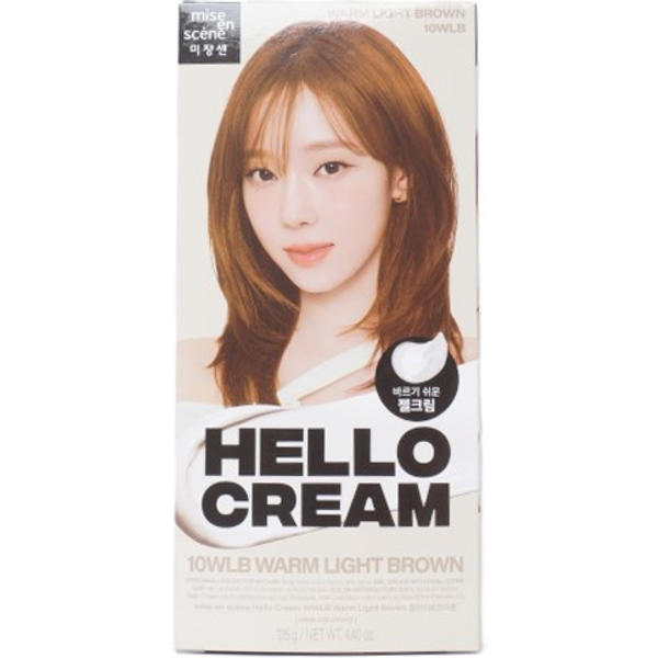 miseenscéne - Hello Cream (2024 New Version) - 125g - 10WLB Warm Light Brown