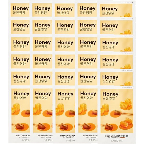 MISSHA - Airy Fit Sheet Mask - Honey - 1pc (30ea) Set