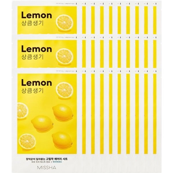 MISSHA - Airy Fit Sheet Mask - Lemon - 1pc (30ea) Set