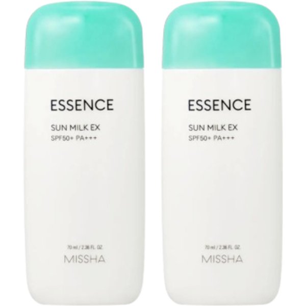 MISSHA - All Around Safe Block Essence Sun Milk EX (SPF50+ PA+++) (2ea) Set