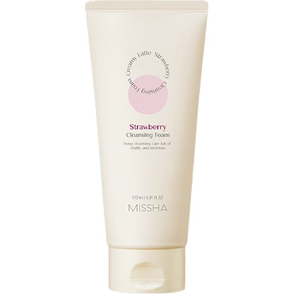 MISSHA - Creamy Latte Cleasing Foam - 172ml - Strawberry