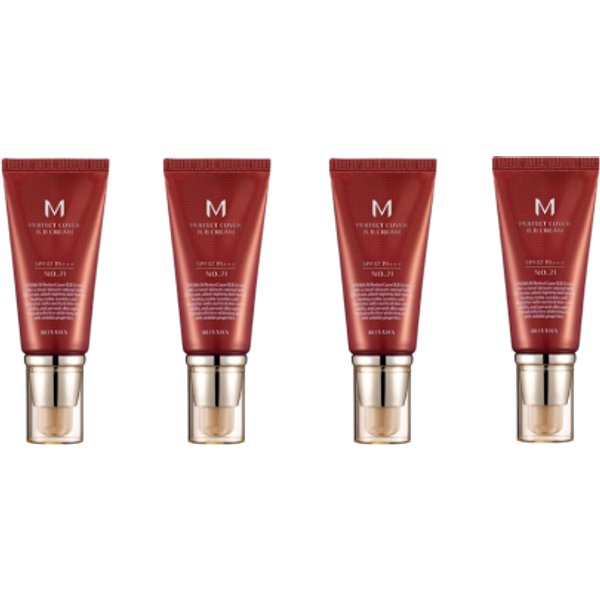 MISSHA M Perfect Cover BB Cream - 50ml - #21 Light Beige (4ea) Set