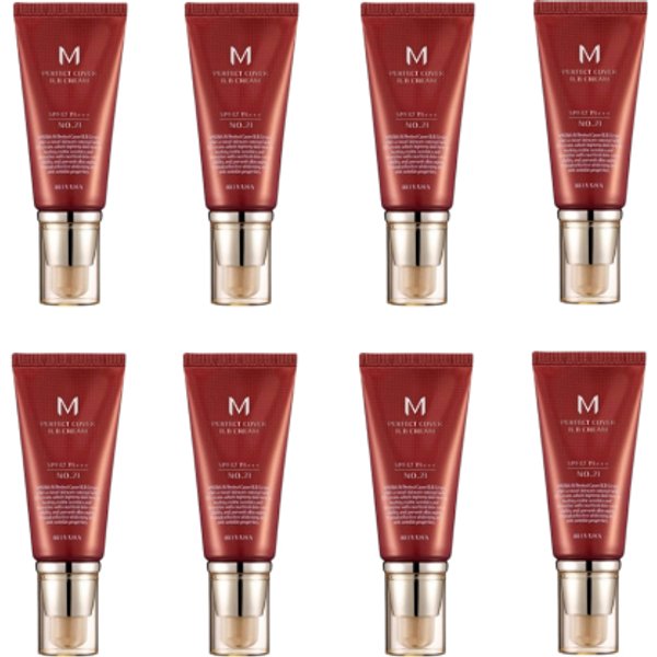 MISSHA M Perfect Cover BB Cream - 50ml - #21 Light Beige (8ea) Set