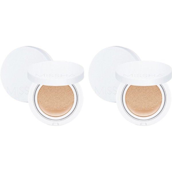 MISSHA Magic Cushion Moist Up - 15g - Medium Beige (2ea) Set