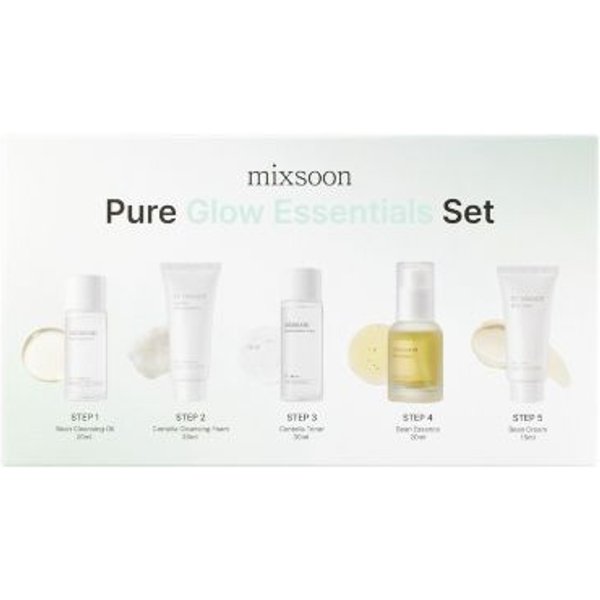 mixsoon - Pure Glow Essentials Set - 15ml*1+20ml*3+30ml*1