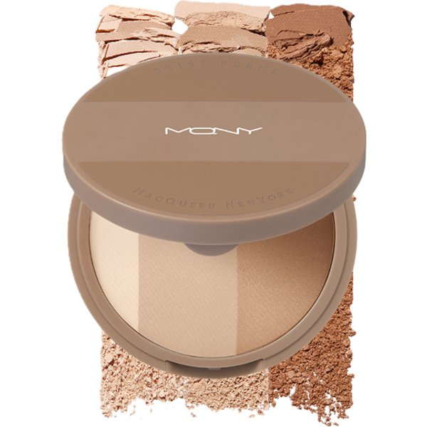 MQNY - Fake Up 3 Color Shading - 9g - Beige Brown