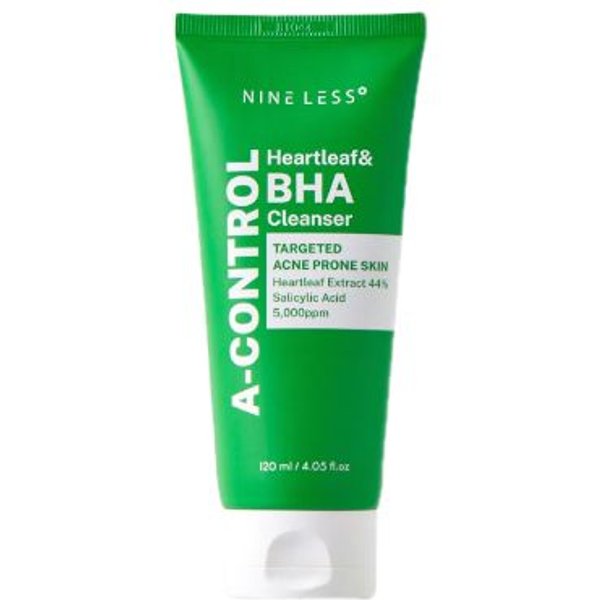 NINELESS - A-Control Heartleaf & BHA Cleanser - 120ml