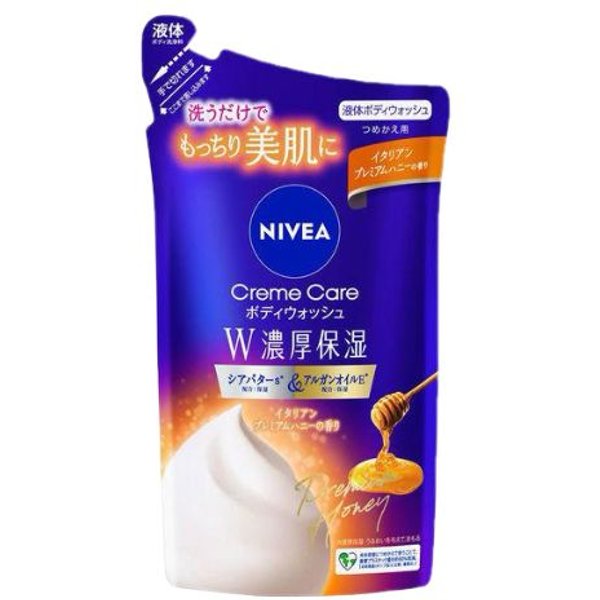 NIVEA Japan - Cream Care Body Wash Italian Premium Honey Refill - 340ml