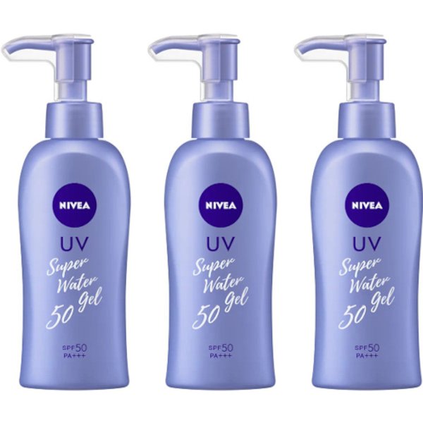 NIVEA Japan UV Super Water Gel SPF50 PA+++ - 140g (3ea) Set