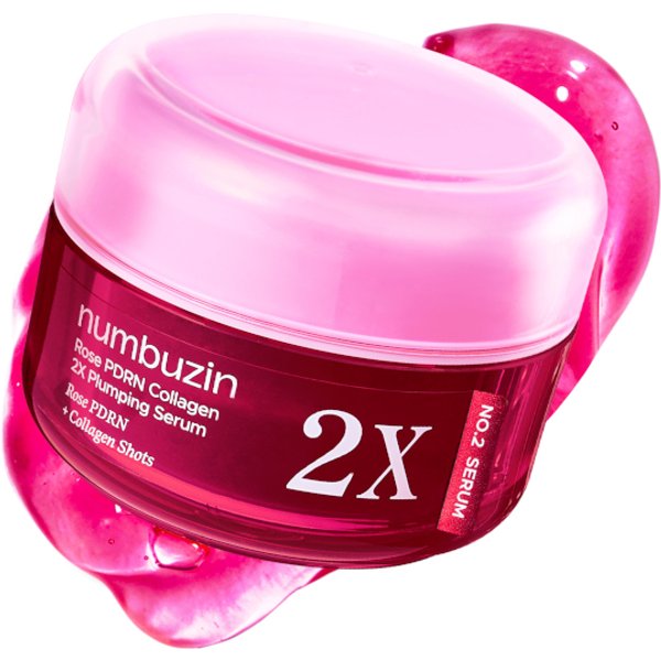 numbuzin - No.2 Rose PDRN Collagen 2X Plumping Serum - 30ml