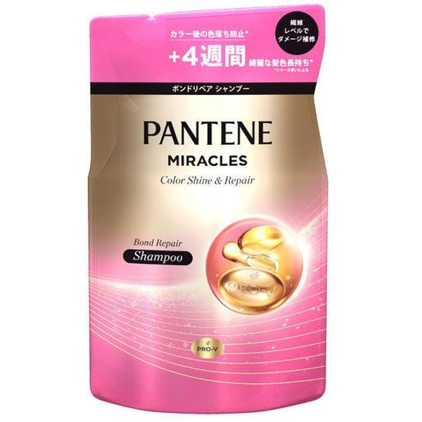 Pantene Japan - Miracles Color Shine & Repair Bond Repair Shampoo Refill - 350g
