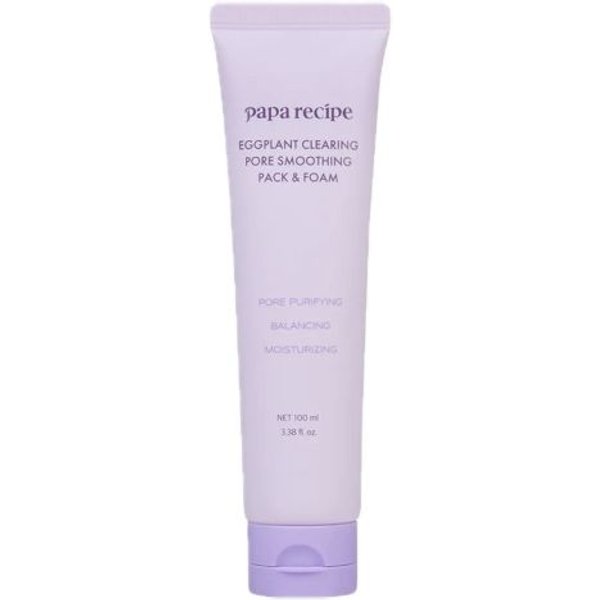 Papa Recipe - Eggplant Clearing Pore Smoothing Pack & Foam - 100ml