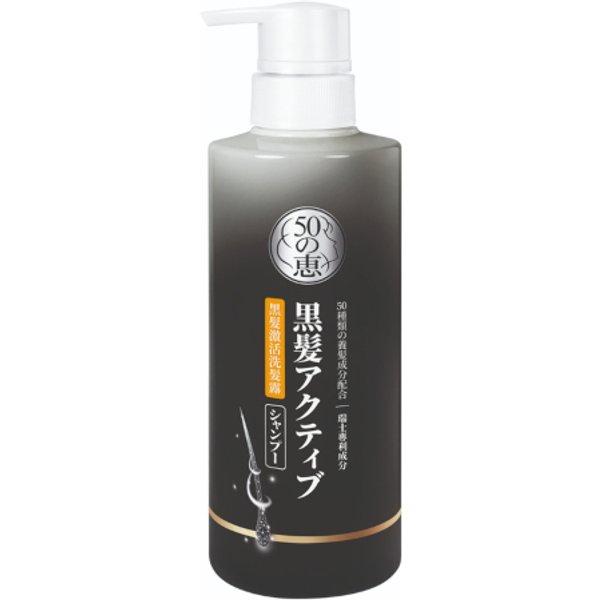 Rohto Mentholatum - 50 Megumi Anti Grey Shampoo - 400ml