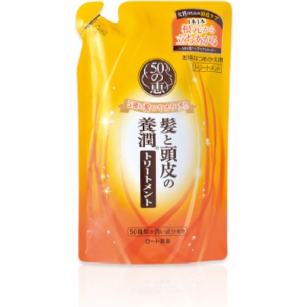 Rohto Mentholatum - 50 Megumi Scalp Nourishing Conditioner Refill - 330ml
