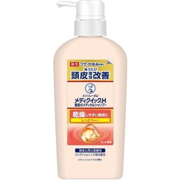 Rohto Mentholatum - Mediquick H Scalp Shampoo Moist Pump - 320ml