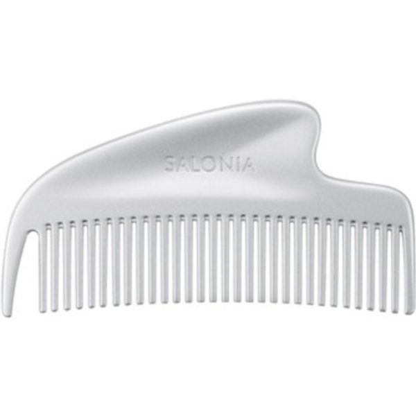 SALONIA - Glossy Care Metal Cassa Comb - 1pc - SAL25322SL - Silver