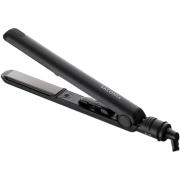 SALONIA - Mini Hair Straightener (100-240V) - 1pc - SL-010SB - Black