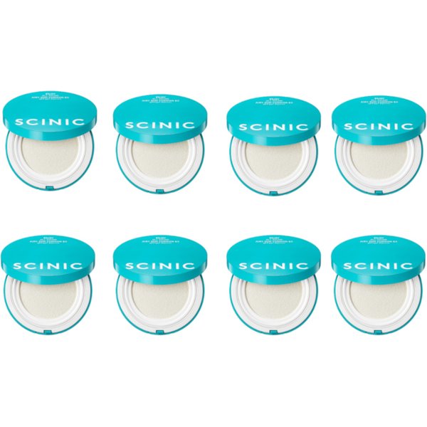 SCINIC Enjoy All Round Airy Sun Cushion EX SPF50+ PA++++ - 25g (8ea) Set