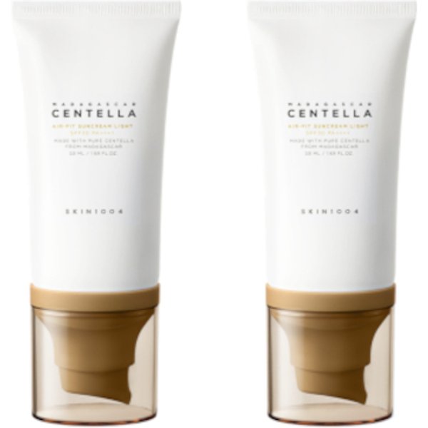 SKIN1004 Madagascar Centella Air-Fit Suncream Light SPF30 PA++++ - 50ml (2ea) Set