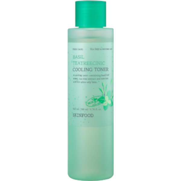 SKINFOOD - Basil Teatreecinic Cooling Toner - 200ml